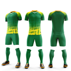  Spot training team uniforms soccer suit men children adult summer students short-sleeved sports breathable quick-drying printed number jersey